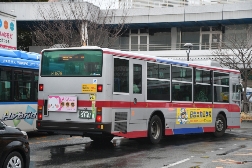 H1878]横浜200 か 51-41 | 東急バス高津の館